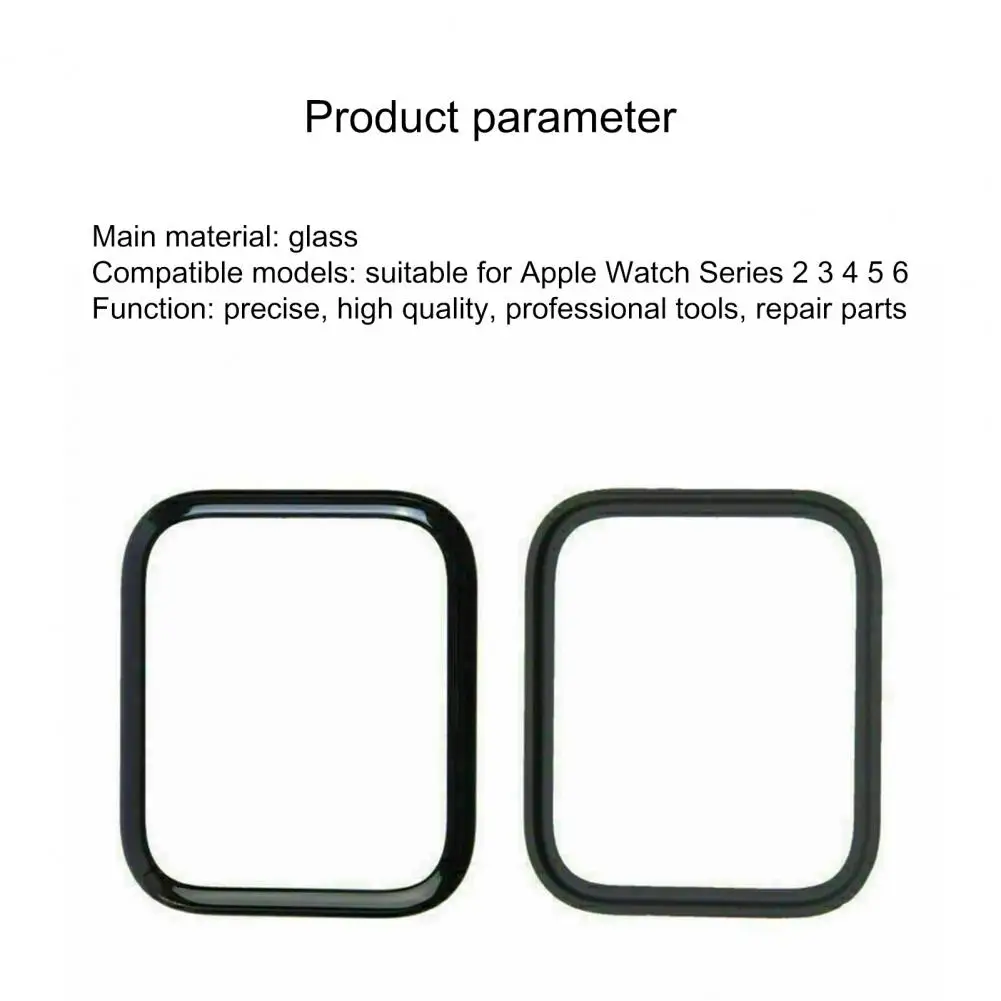Front Touch Screen Glass CoverLCD Outer Panel Cover Replacement UV Glue Screen Repair Kit for Apple Watch 2/3 Watch 2/3/4/5/6/se
Front Touch Screen Glass CoverLCD Outer Panel Cover Replacement UV Glue Screen Repair Kit for Apple Watch 2/3 Watch 2/3/4/5/6/se