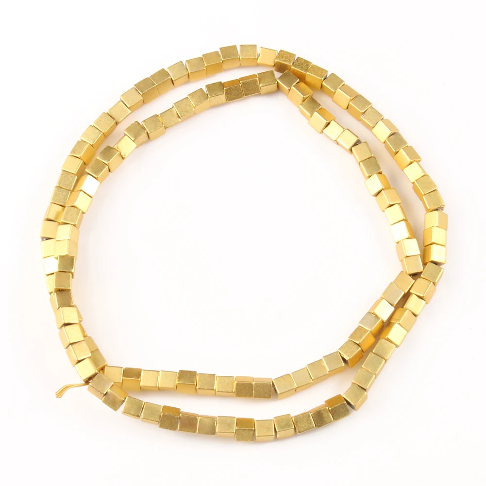 2 3 4mm Gold Silver Color Cube Shape Hematite Beads for Jewelry Making DIY Bracelet Necklace Accessories Loose Spacer Beads 15''
2 3 4mm Gold Silver Color Cube Shape Hematite Beads for Jewelry Making DIY Bracelet Necklace Accessories Loose Spacer Beads 15''
