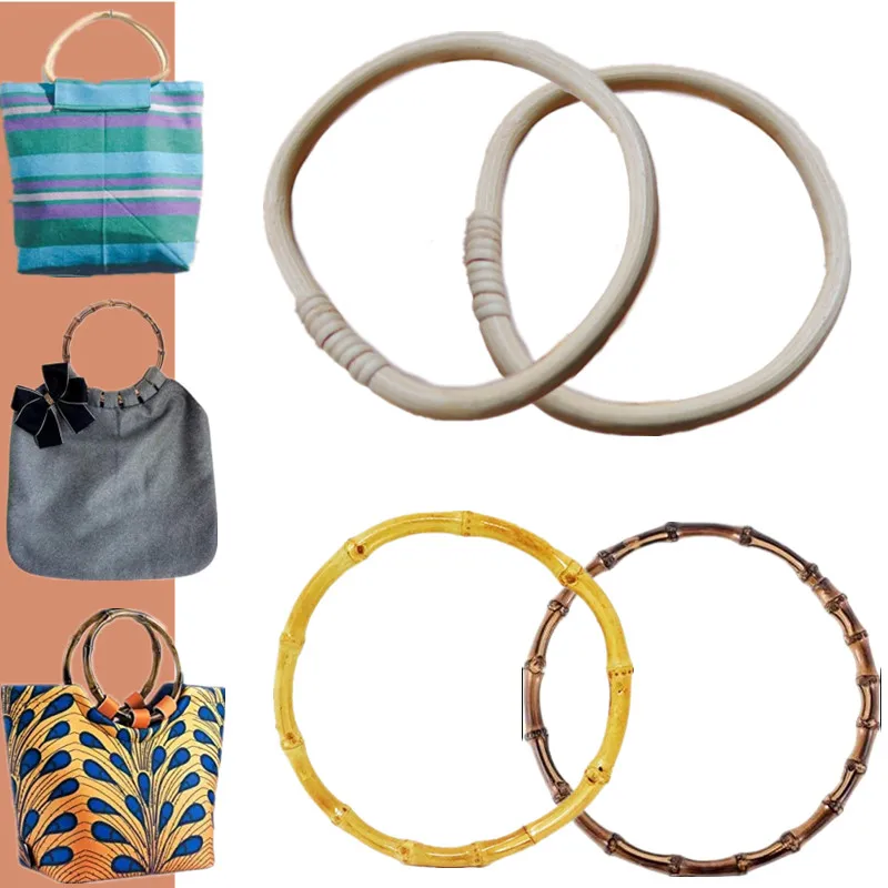 2pcs 2Styles Round Shape Bamboo Plastic Imitation Wood Handles Handcrafted Vintage Handbag Replacement For DIY Bags Accessories
2pcs 2Styles Round Shape Bamboo Plastic Imitation Wood Handles Handcrafted Vintage Handbag Replacement For DIY Bags Accessories