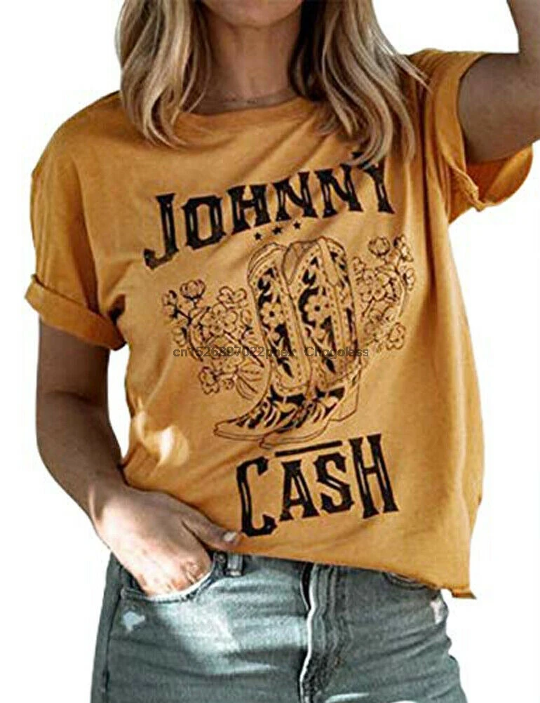 YourTops Women Johnny Cash Graphic T-Shirt
YourTops Women Johnny Cash Graphic T-Shirt