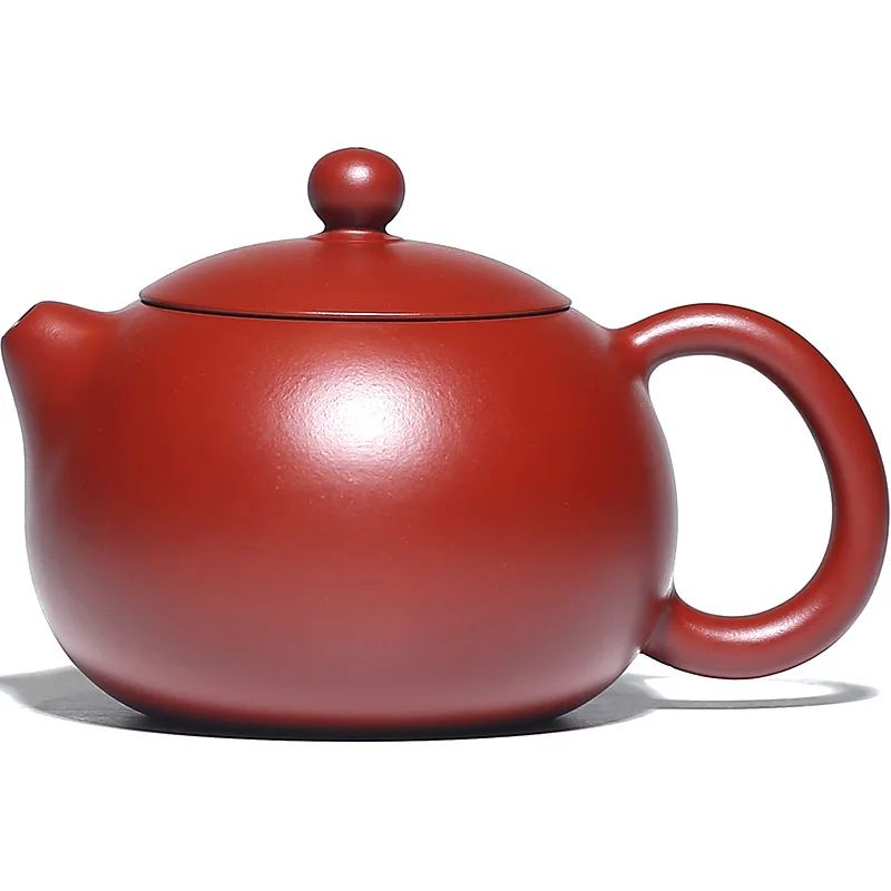 

Yixing Purply Clay Tea Xishi Teapot Chinese Zisha Pots Raw Ore Dahongpao Mud About 210ml Handmade Suit For Drink Drinkware