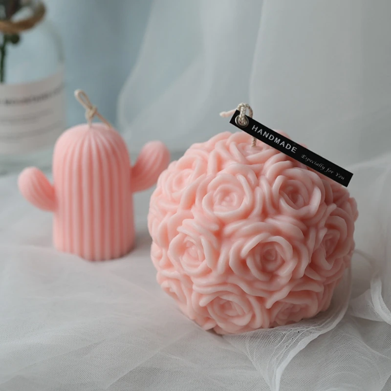 DIY 3D Rose Ball Candle Mold Soap Mold Flower Silicone Mold Candle Resin Making 875B
DIY 3D Rose Ball Candle Mold Soap Mold Flower Silicone Mold Candle Resin Making 875B