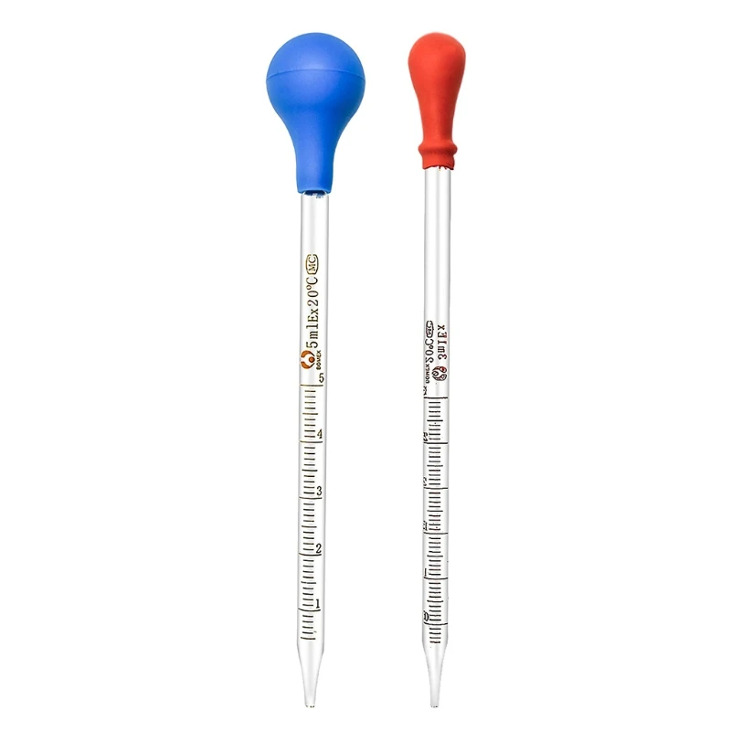 27RA Glass Pipettes Set Glass Graduated Dropper Pipette 0.5ml 1ml 2ml 3ml 5ml 10ml with Rubber Cap Droppers Cleaning Brush
27RA Glass Pipettes Set Glass Graduated Dropper Pipette 0.5ml 1ml 2ml 3ml 5ml 10ml with Rubber Cap Droppers Cleaning Brush