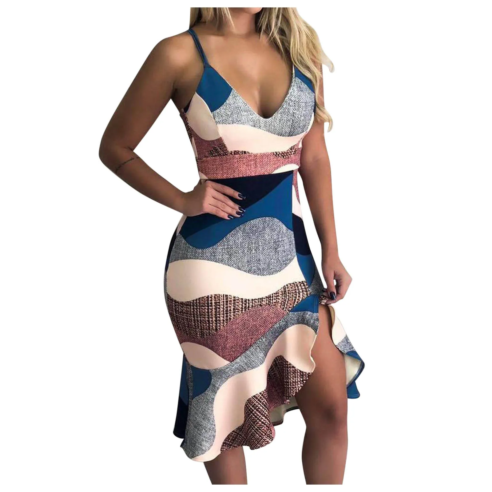 Ruffle Skirt Summer Ladies Floral Print Sexy V-neck Irregular Casual Dress Princess Dress Vestidos De Mujer Casual Verano Boho
Ruffle Skirt Summer Ladies Floral Print Sexy V-neck Irregular Casual Dress Princess Dress Vestidos De Mujer Casual Verano Boho