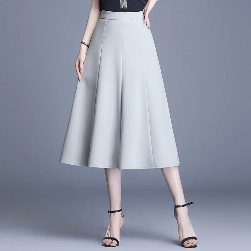 Fashion Elegant Big Swing High Waist A-line Mid-long Skirt for Women Spring Fall Office Lady Loose Casual Skirts 7829
Fashion Elegant Big Swing High Waist A-line Mid-long Skirt for Women Spring Fall Office Lady Loose Casual Skirts 7829