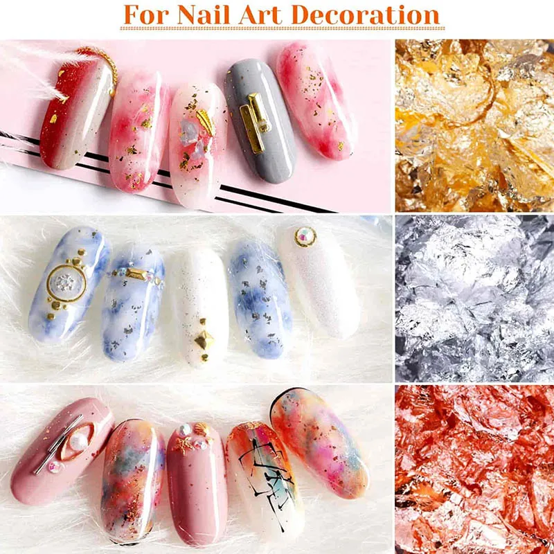 3pcs Gold Foil Flakes for Nails Painting Crafts Resin Jewelry Making DIY Decoration HK3
3pcs Gold Foil Flakes for Nails Painting Crafts Resin Jewelry Making DIY Decoration HK3