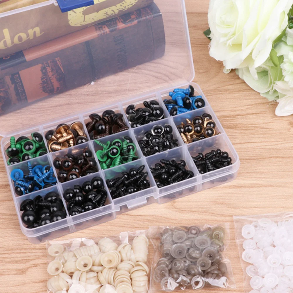 2 Boxes/528pcs DIY Doll Eye Button Plush Playthings Eyes Doll Eyes Accessories Toys Supplies for Kids Children
2 Boxes/528pcs DIY Doll Eye Button Plush Playthings Eyes Doll Eyes Accessories Toys Supplies for Kids Children