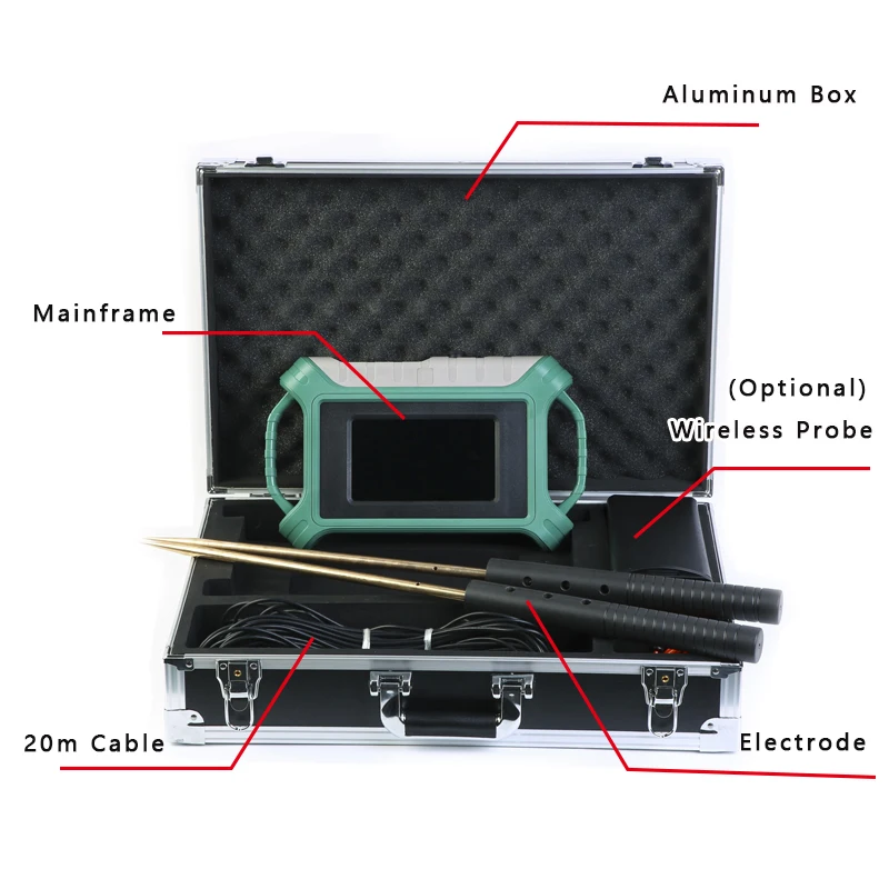 ADMT-600S-X portable ground water detector choose the depth of 100/200/300/400/600M
ADMT-600S-X portable ground water detector choose the depth of 100/200/300/400/600M