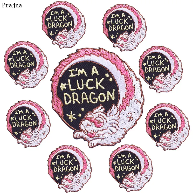 Prajna 10 PCS Lucky Dragon Patches On Clothes Iron On Animal Embroiderd Patches For Clothing Sticker Cartoon Applique Badges
Prajna 10 PCS Lucky Dragon Patches On Clothes Iron On Animal Embroiderd Patches For Clothing Sticker Cartoon Applique Badges