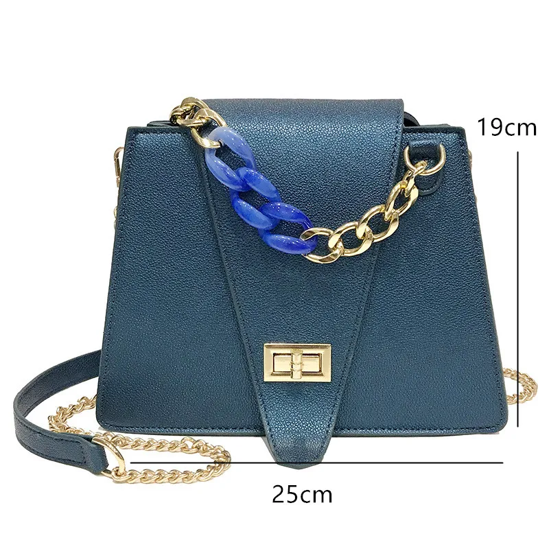 Fashion Acrylic Chain Handbags Women Crossbody Shoulder Bag 2021 PU Leather Ladies Designer Messenger Bags Totes Female Purses 
Fashion Acrylic Chain Handbags Women Crossbody Shoulder Bag 2021 PU Leather Ladies Designer Messenger Bags Totes Female Purses