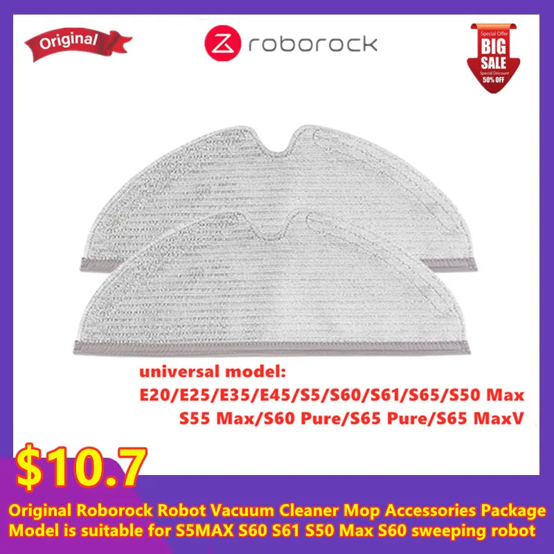 Original Roborock sweeping robot spare parts for S5MAX S60 S61 S50 Max S60 vacuum cleaner mop accessory package
Original Roborock sweeping robot spare parts for S5MAX S60 S61 S50 Max S60 vacuum cleaner mop accessory package