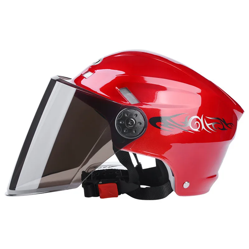 Мотоциклетный шлем закрывающий половину лица для мужчин и женщин Casco Moto