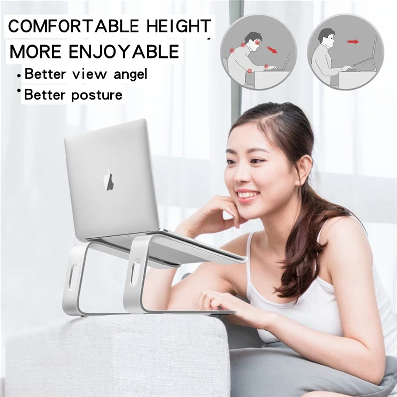 Adjustable Laptop Stand Aluminum Computer Riser Desk Ergonomic Laptops Elevator PC Holder for 10 to 15.6 Inches Notebook Device
Adjustable Laptop Stand Aluminum Computer Riser Desk Ergonomic Laptops Elevator PC Holder for 10 to 15.6 Inches Notebook Device