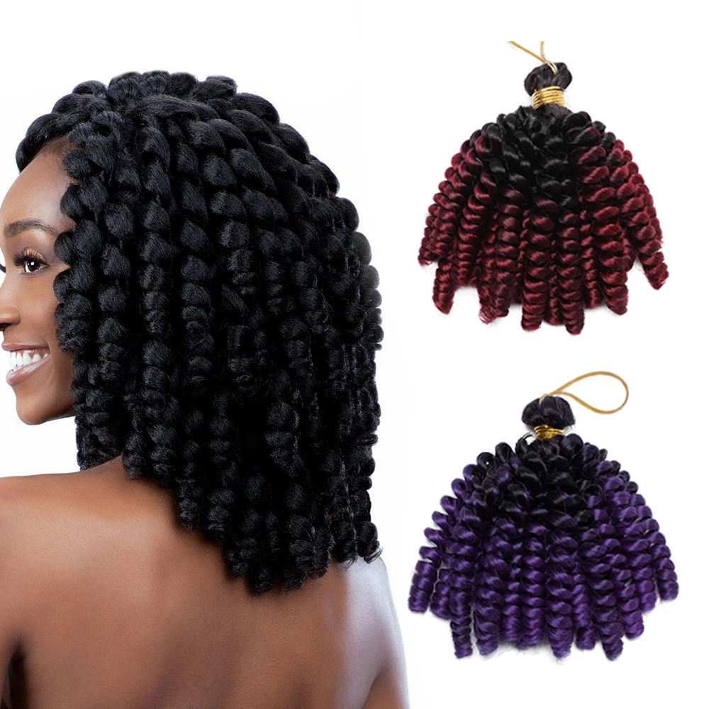 Kong&Li 8inch Wand Curl Crochet Braids 22 Roots Jamaican Bounce Curl Synthetic Crochet Hair Extension for Black Women
Kong&Li 8inch Wand Curl Crochet Braids 22 Roots Jamaican Bounce Curl Synthetic Crochet Hair Extension for Black Women