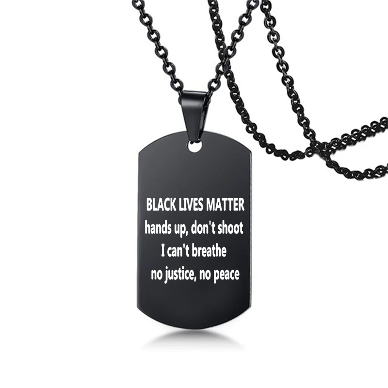 USA Black Resist Fist I Can't Breathe Pendant Necklace Stainless Steel George Floyd Black Lives Matter Necklaces Jewelry 
USA Black Resist Fist I Can't Breathe Pendant Necklace Stainless Steel George Floyd Black Lives Matter Necklaces Jewelry