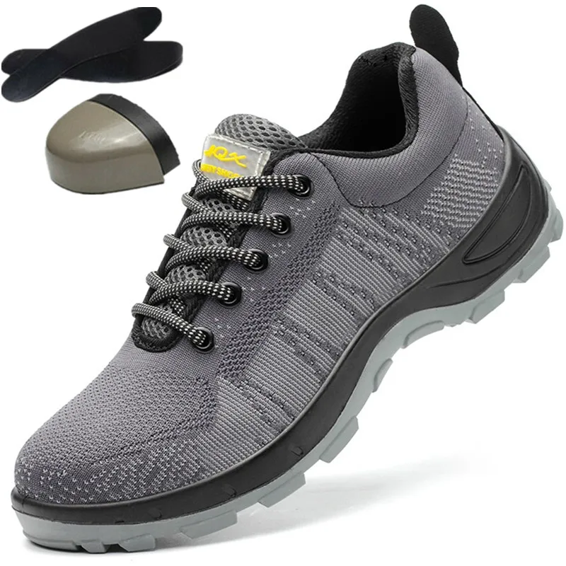 Holfredterse Work Safety Shoes For Men Summer Breathable Boots Steel Toe Anti-Smashing Construction Prevent Slippery Sneakers
Holfredterse Work Safety Shoes For Men Summer Breathable Boots Steel Toe Anti-Smashing Construction Prevent Slippery Sneakers