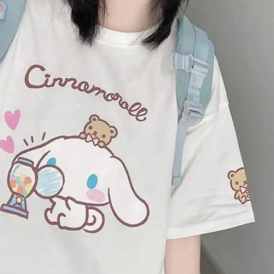 Sweet Girl Cartoon Summer Goth Female Tee Aesthetic Loose Women T-shirt Streetwear Ladies Gothic Top Tshirt Harajuku Clothes Y2k
Sweet Girl Cartoon Summer Goth Female Tee Aesthetic Loose Women T-shirt Streetwear Ladies Gothic Top Tshirt Harajuku Clothes Y2k