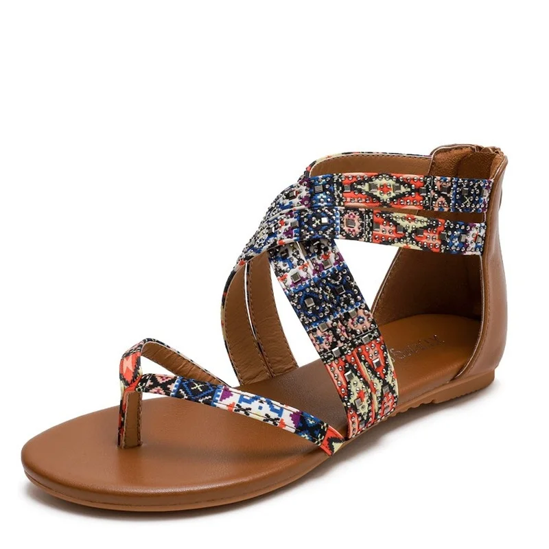 2021 Summer New Casual Fashion All-match Elegant, Refined and Beautiful Ethnic Style Roman Flat-bottomed Bohemian Sandals
2021 Summer New Casual Fashion All-match Elegant, Refined and Beautiful Ethnic Style Roman Flat-bottomed Bohemian Sandals