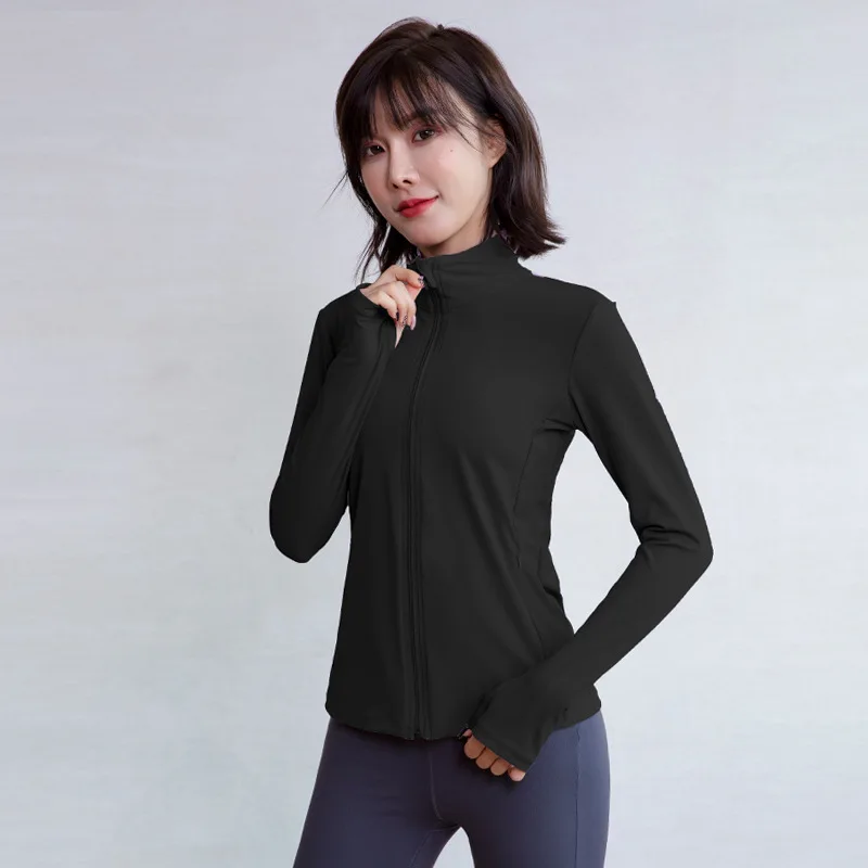 Autumn Stand-Up Collar Half Zipper Long Sleeve Women Running Jacket Quick Drying Slim Yoga Jacket Clothes for Women Fitness Gym
Autumn Stand-Up Collar Half Zipper Long Sleeve Women Running Jacket Quick Drying Slim Yoga Jacket Clothes for Women Fitness Gym