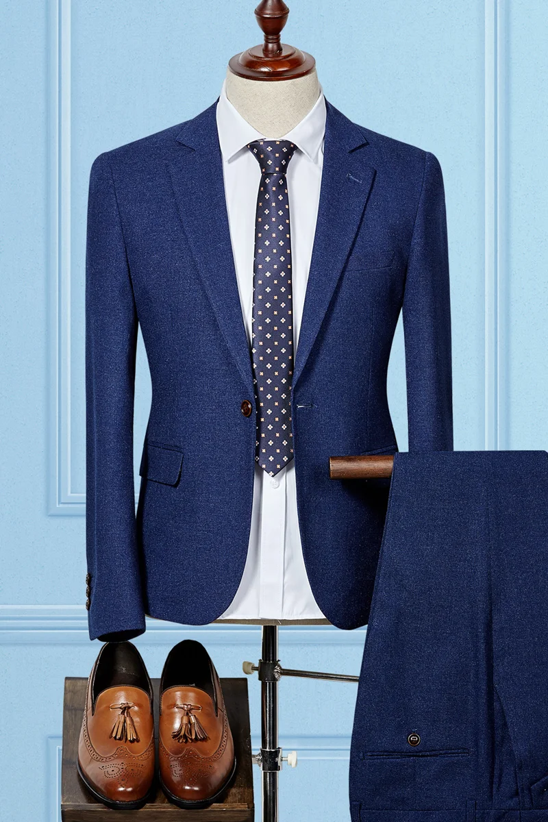 2 PCS 2021 new men's slim button suit solid color tuxedo blazer host jacket jacket trousers men's formal blazer plus size 3XL
2 PCS 2021 new men's slim button suit solid color tuxedo blazer host jacket jacket trousers men's formal blazer plus size 3XL