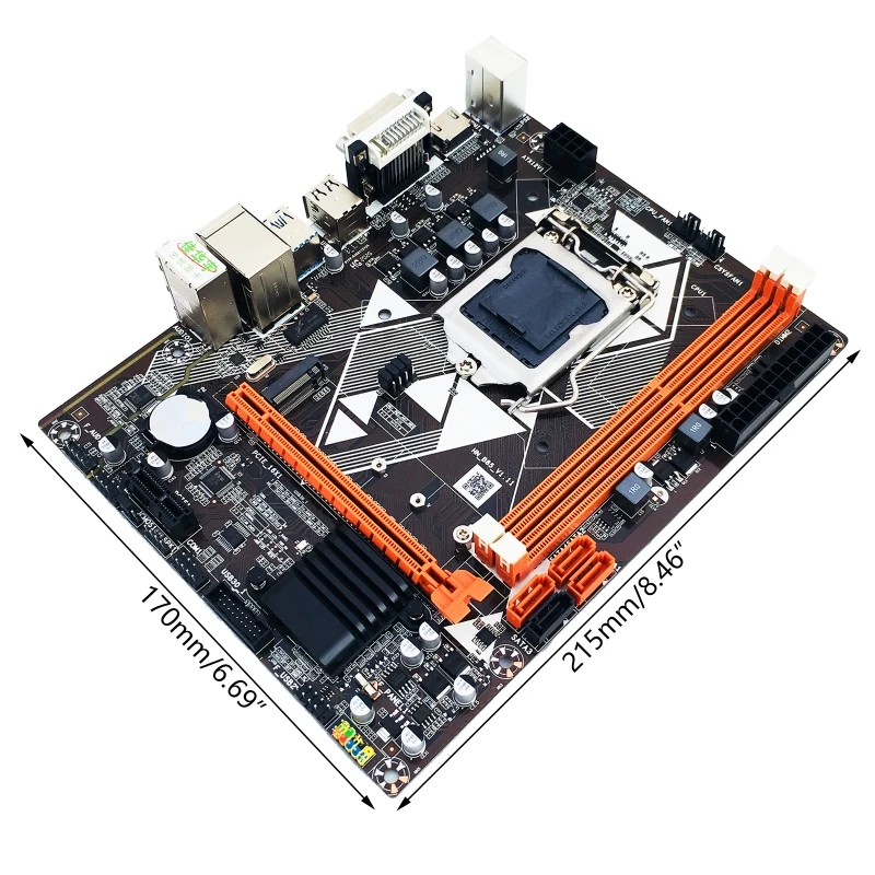 2021 New B85-M2 LGA1150 M-ATX Motherboard Support Integrated Graphics Card VGA HDMI-compatible DVI SATA3 HDD M.2 NVME SSD DDR3
2021 New B85-M2 LGA1150 M-ATX Motherboard Support Integrated Graphics Card VGA HDMI-compatible DVI SATA3 HDD M.2 NVME SSD DDR3