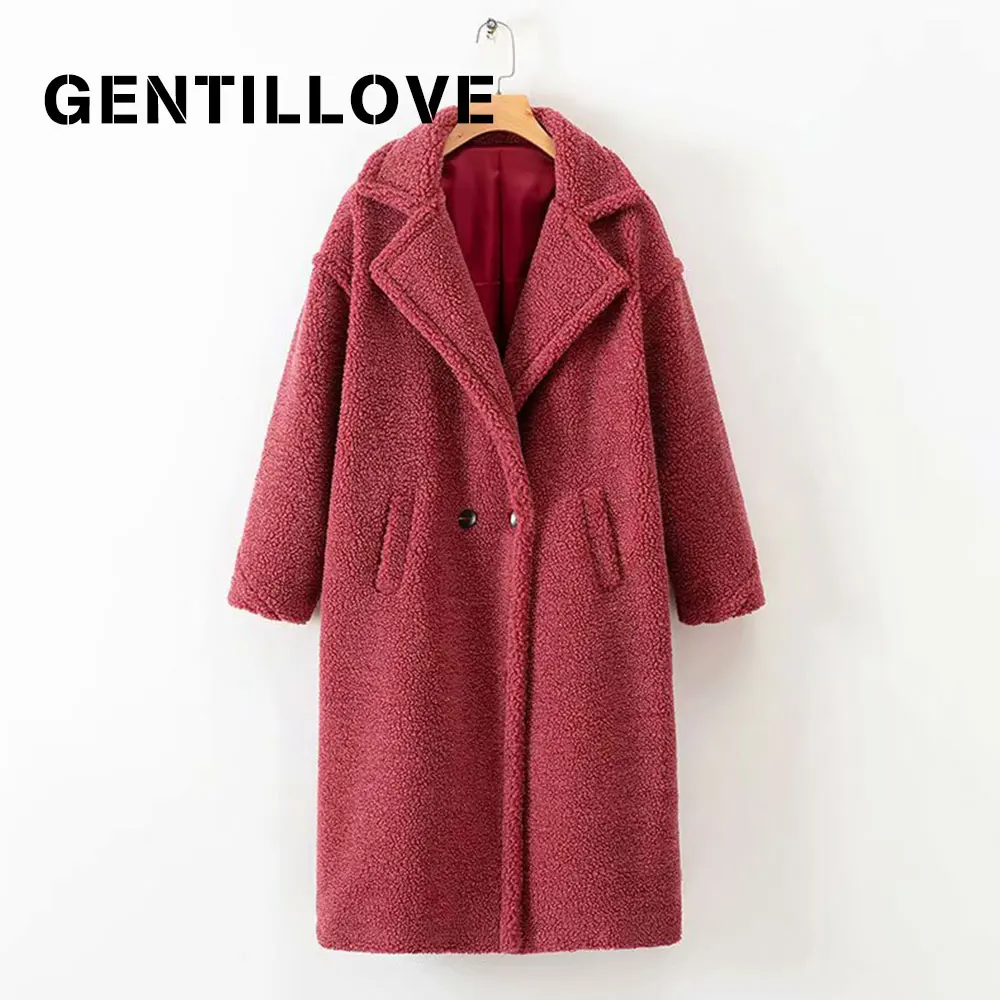 Куртка Gentillove женская из искусственной уличная одежда из овечьей шерсти, длинная теплая кашемировая куртка, элегантное винтажное пальто
Куртка Gentillove женская из искусственной уличная одежда из овечьей шерсти, длинная теплая кашемировая куртка, элегантное винтажное пальто