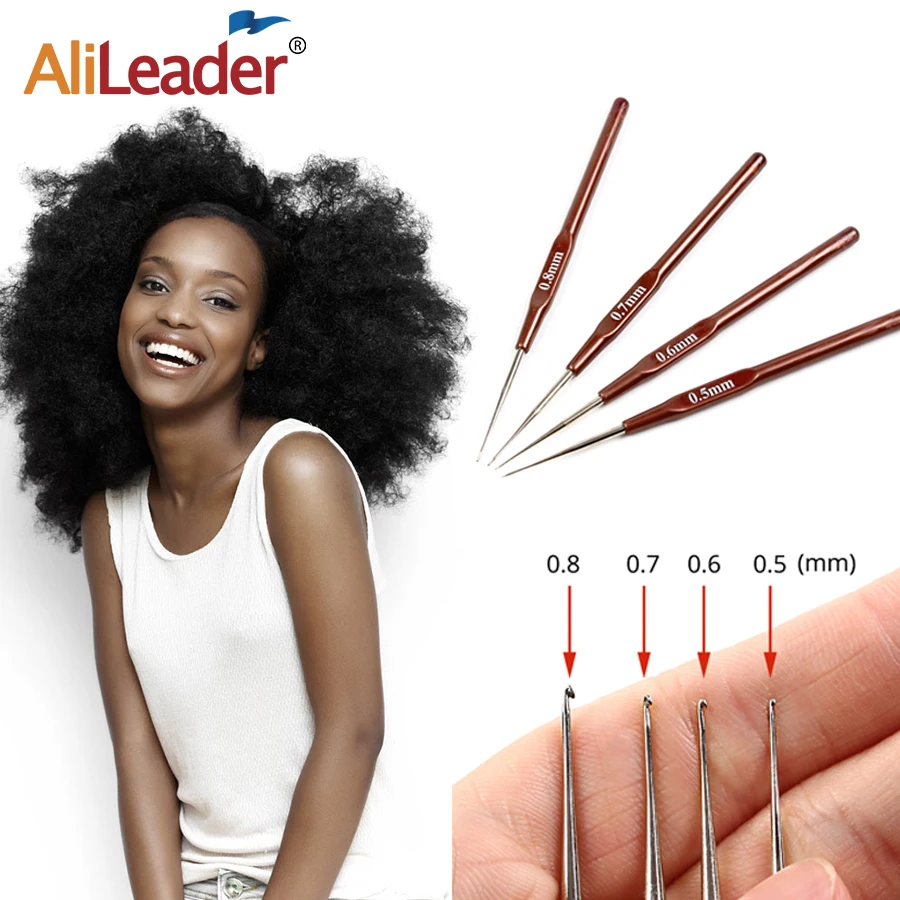 Alileader Wholesale Crochet Hook Crochet Dreadlocks Braids Weaving Needle For Hair Extension Tools 4Pcs/Lot Wig Weaving Needles
Alileader Wholesale Crochet Hook Crochet Dreadlocks Braids Weaving Needle For Hair Extension Tools 4Pcs/Lot Wig Weaving Needles
