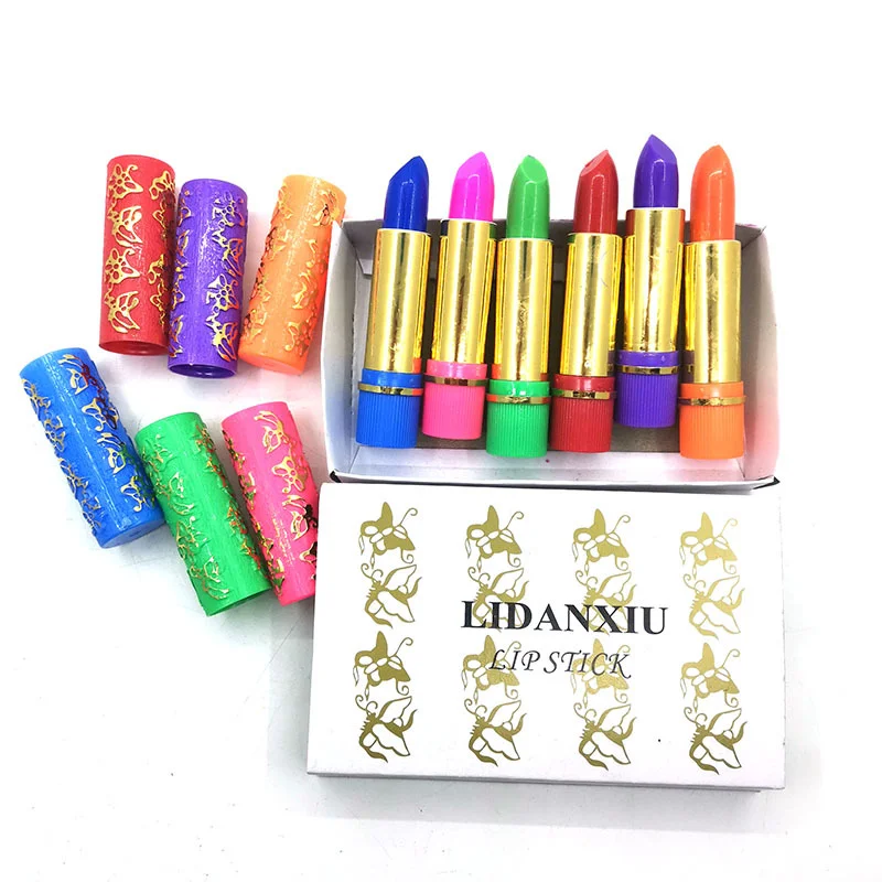 6Pcs/Box Hot Green Red Magic Spotting Lipstick Long Lasting Multicolor Lip Liner Butterfly Lipstick Set Cosmetics Lips Makeup
6Pcs/Box Hot Green Red Magic Spotting Lipstick Long Lasting Multicolor Lip Liner Butterfly Lipstick Set Cosmetics Lips Makeup
