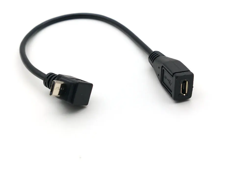 Up Angle 5Pin Micro USB Male to Female m/f extension data sync power charge cable Cord New
Up Angle 5Pin Micro USB Male to Female m/f extension data sync power charge cable Cord New