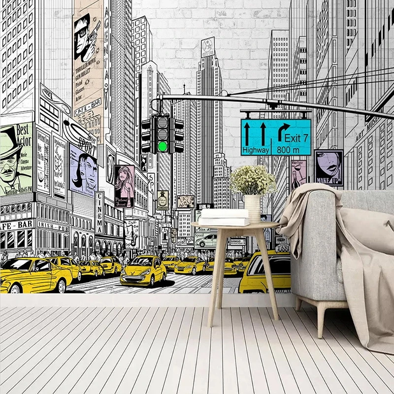 Drop Shipping Waterproof Murals Wallpaper 3D Nordic Style Hand-painted Line Drawing City Building Wall Sticker Art Wallpaper
Drop Shipping Waterproof Murals Wallpaper 3D Nordic Style Hand-painted Line Drawing City Building Wall Sticker Art Wallpaper