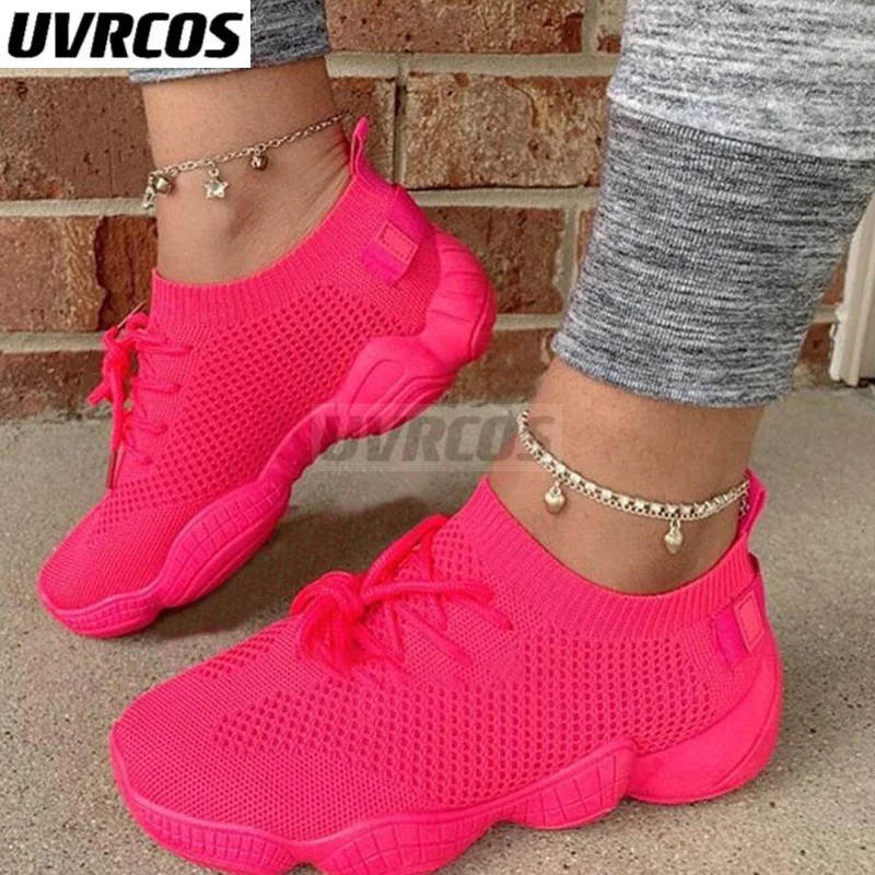 Air Mesh Women Sneaker Sock Shoes Summer Breathable Cross Tie Platform Round Toe Casual Fashion Sport Lace Up 2022
Air Mesh Women Sneaker Sock Shoes Summer Breathable Cross Tie Platform Round Toe Casual Fashion Sport Lace Up 2022