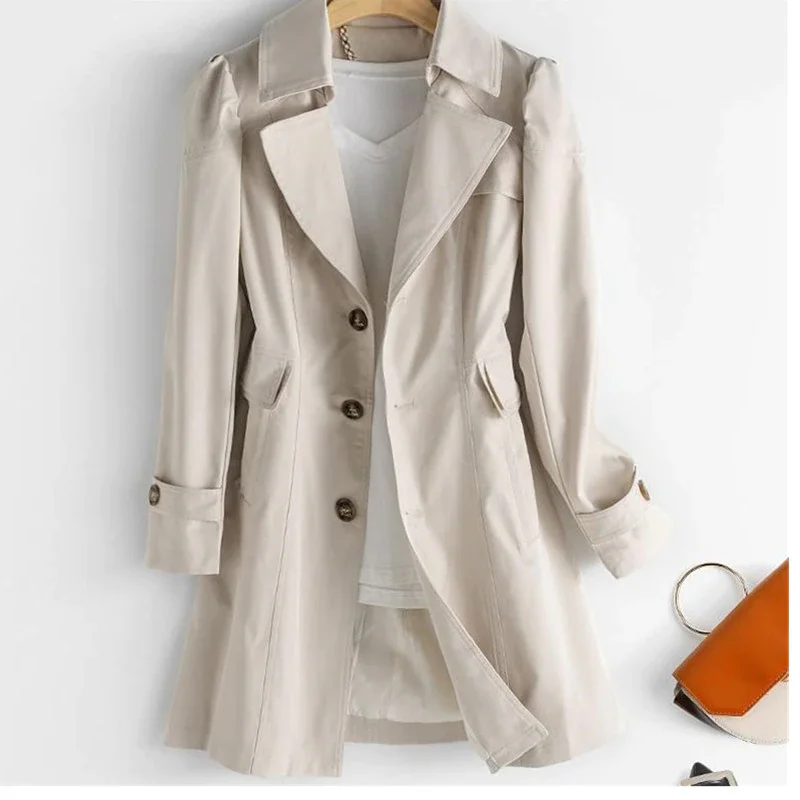 Spring Autumn Trench Coat OL Ladies Trench Coat Elegant Slim Long Women Windbreakers Plus Size Casual Trench Coat Femme 5xl Coat
Spring Autumn Trench Coat OL Ladies Trench Coat Elegant Slim Long Women Windbreakers Plus Size Casual Trench Coat Femme 5xl Coat