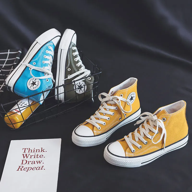 2021 New Canvas Women's Shoes High Top Shoes Classic Flat Bottom Retro Casual White Black Student Board Shoes
2021 New Canvas Women's Shoes High Top Shoes Classic Flat Bottom Retro Casual White Black Student Board Shoes