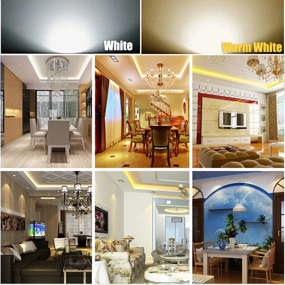 

G4 G9 E12 E14 B15 LED Crystal Lamp 3014 Light 3W 5W 6W 8W 9W Dimmable Bulb 220V 12V AC/DC Chandelier Light Replace Halogen Lamps