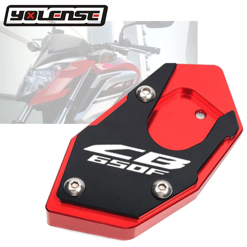 For HONDA CBR650F CB650F CB CBR 650F 2014-2022 Motorcycle CNC Aluminum Side Stand Pad Enlargement Plate Kickstand Extension
For HONDA CBR650F CB650F CB CBR 650F 2014-2022 Motorcycle CNC Aluminum Side Stand Pad Enlargement Plate Kickstand Extension