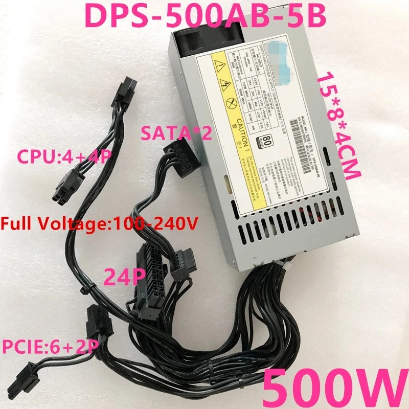 New Original PSU For Delta ITX FLEX Small 1U K39 K49 T34 R47 R44 M41 A35 500W Power Supply DPS-500AB-5 B 2C 10A LMJD-5000
New Original PSU For Delta ITX FLEX Small 1U K39 K49 T34 R47 R44 M41 A35 500W Power Supply DPS-500AB-5 B 2C 10A LMJD-5000