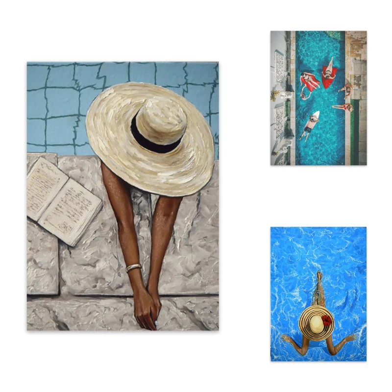 Wall Art Canvas Painting Fashion Sexy Beauty Bikini Pool Girl and Posters and Prints Room Decor Pictures for Home Decoration
Wall Art Canvas Painting Fashion Sexy Beauty Bikini Pool Girl and Posters and Prints Room Decor Pictures for Home Decoration