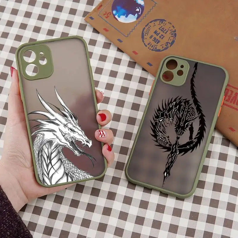 Remazy Fashion Dragon Phone Case for iphone 12 XS 11 pro max mini 7 8 6 6s plus SE2020 X XR shockproof Army Green cases funda
Remazy Fashion Dragon Phone Case for iphone 12 XS 11 pro max mini 7 8 6 6s plus SE2020 X XR shockproof Army Green cases funda
