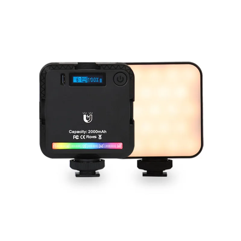 W64 RGB LED Photography Lighting Video Light Magnetic LED Camera Light 2500-9000K 800LUX 2000mAh Type-c Port Mini Fill Light
W64 RGB LED Photography Lighting Video Light Magnetic LED Camera Light 2500-9000K 800LUX 2000mAh Type-c Port Mini Fill Light