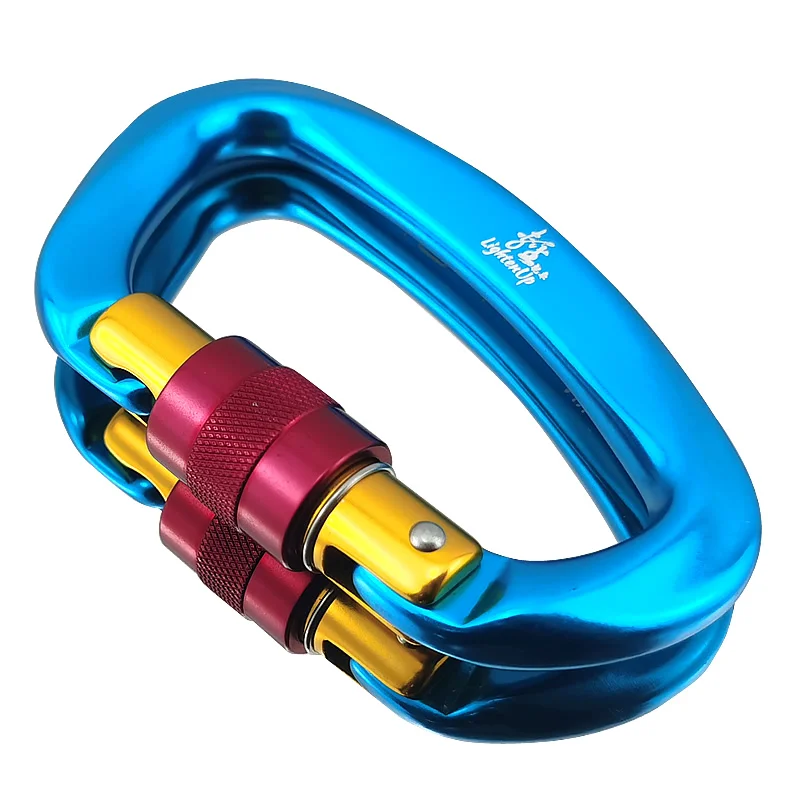 25KN Professional Climbing Carabiner D Shape Aviation Aluminum Safety Lock Outdoor Climbing Ascend Mountaineering Equipment
25KN Professional Climbing Carabiner D Shape Aviation Aluminum Safety Lock Outdoor Climbing Ascend Mountaineering Equipment