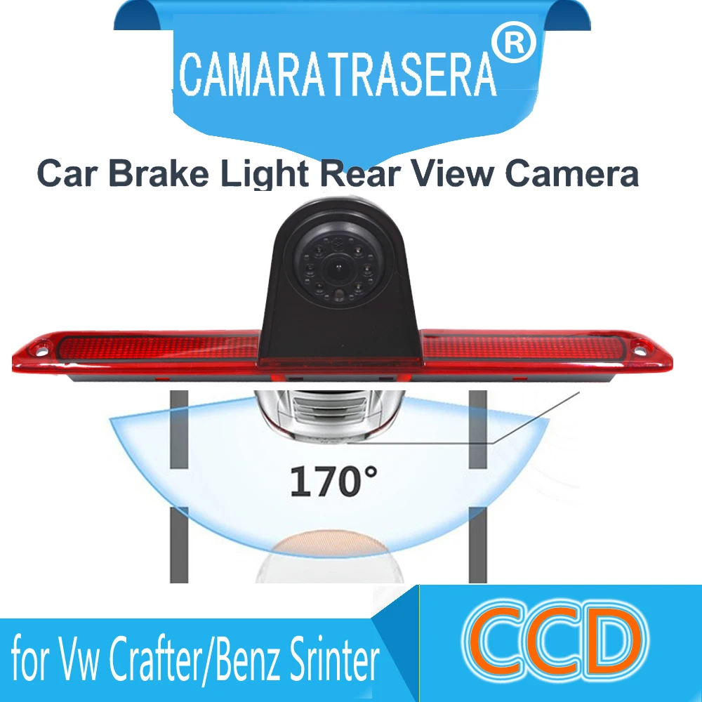 Car CCD Reverse Rear View Camera IR LED Brake Light Parking Night Vision Backup for Mercedes benz Sprinter VW Crafter
Car CCD Reverse Rear View Camera IR LED Brake Light Parking Night Vision Backup for Mercedes benz Sprinter VW Crafter