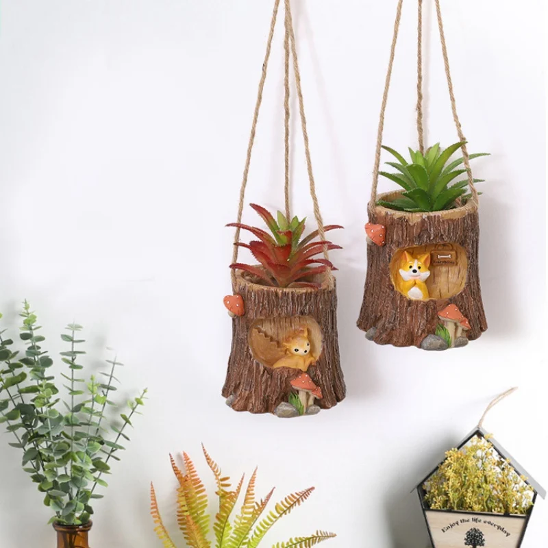 Meat Pot Green Plant Resin Flower Pot Cartoon Squirrel Creative flower pot Indoor Hanging Basket Bonsai Home decoration new
Meat Pot Green Plant Resin Flower Pot Cartoon Squirrel Creative flower pot Indoor Hanging Basket Bonsai Home decoration new