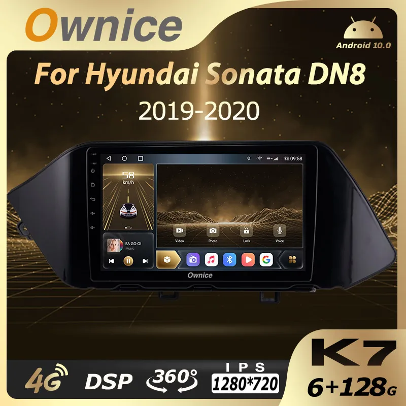 Автомобильный радиоприемник K7 Ownice 6G + 128G Android 10,0 для Hyundai Sonata DN8 2019 2020 мультимедийный плеер Видео Аудио 4G LTE GPS Navi
Автомобильный радиоприемник K7 Ownice 6G + 128G Android 10,0 для Hyundai Sonata DN8 2019 2020 мультимедийный плеер Видео Аудио 4G LTE GPS Navi