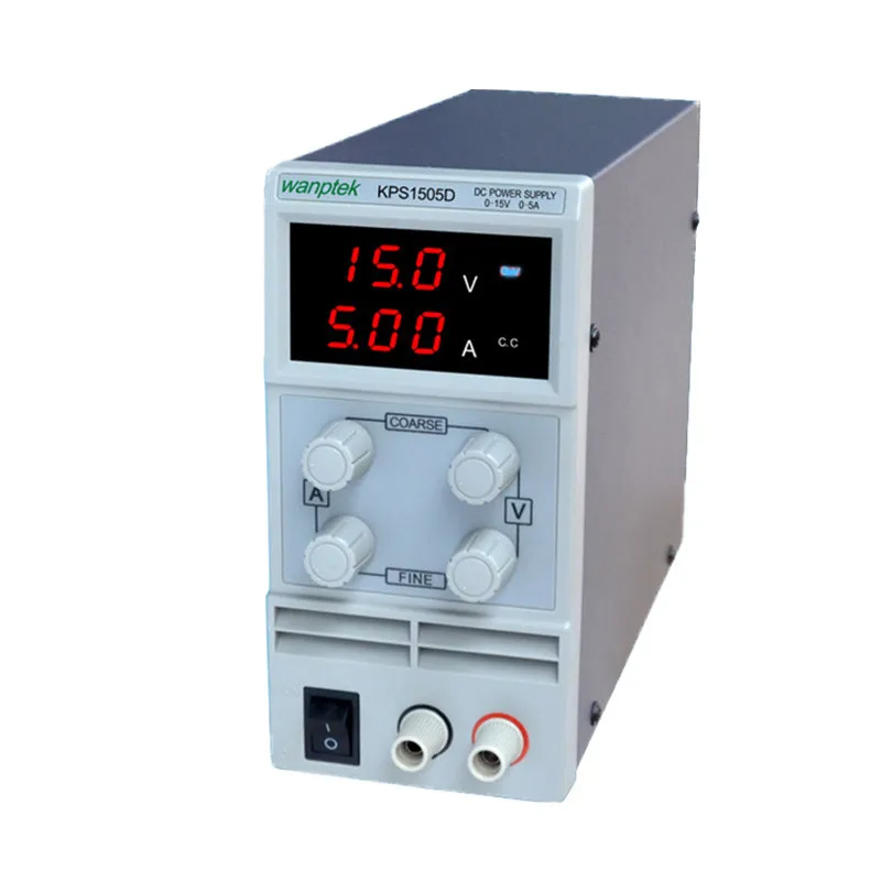 KPS1505D 15V 5A digital adjustable Mini DC Power Supply Switch DC power supply 110/220V 0.1V 0.01A convenient Double LED
KPS1505D 15V 5A digital adjustable Mini DC Power Supply Switch DC power supply 110/220V 0.1V 0.01A convenient Double LED