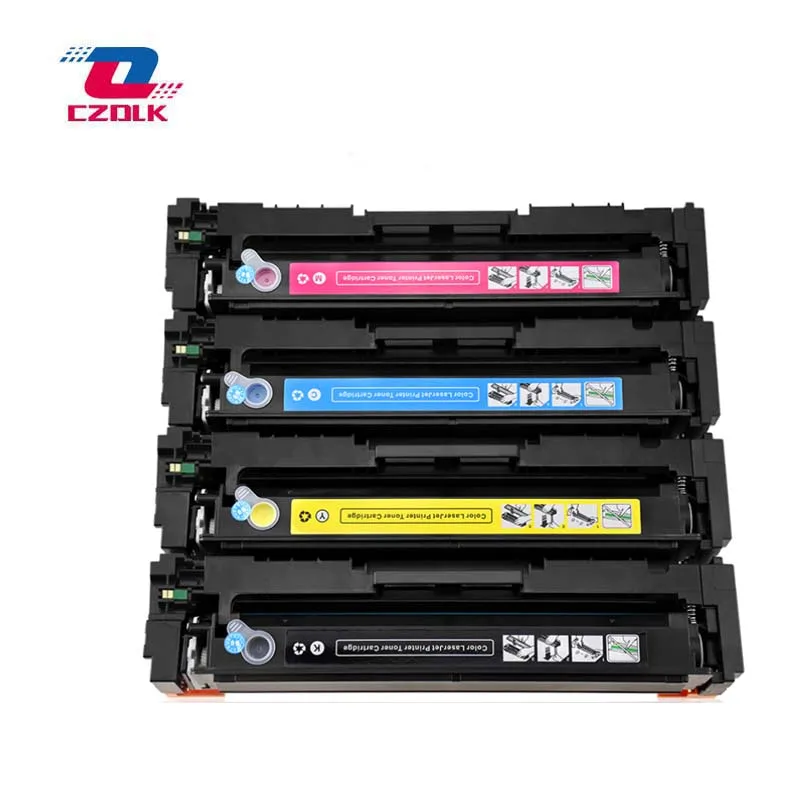 New compatible 203a Toner Cartridge for HP CF540a CF541a CF542a CF543a M254dw 254nw MFP M281cdw 280nw 1set=4pcs No chip
New compatible 203a Toner Cartridge for HP CF540a CF541a CF542a CF543a M254dw 254nw MFP M281cdw 280nw 1set=4pcs No chip