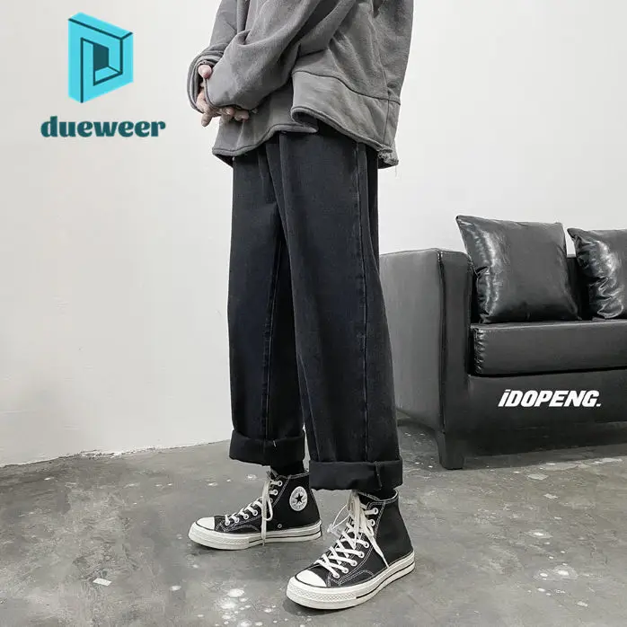 DUEWEER Mens Jeans Spring Loose Stretch Straight Leg Casual Trousers Men Retro Wide Leg Large Size Harajuku Baggy Denim Pants
DUEWEER Mens Jeans Spring Loose Stretch Straight Leg Casual Trousers Men Retro Wide Leg Large Size Harajuku Baggy Denim Pants