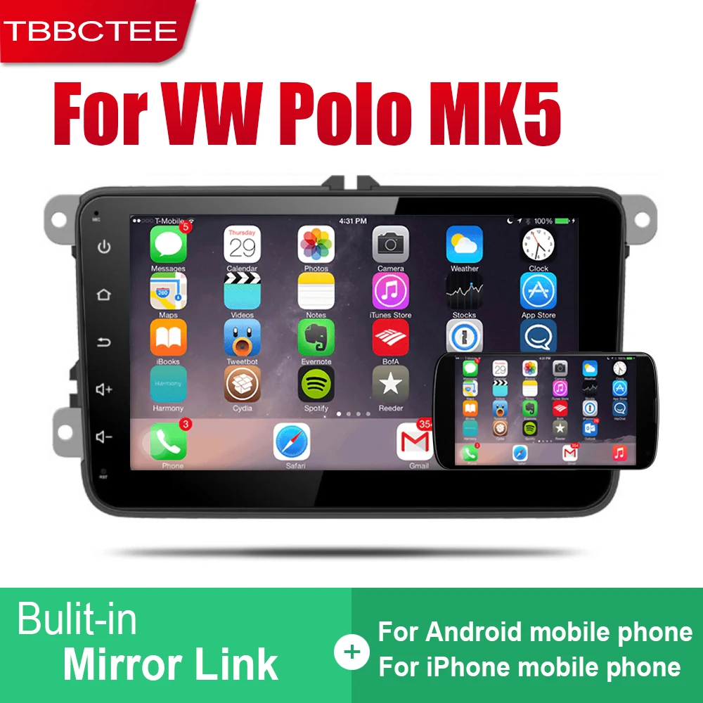 TBBCTEE Android Car GPS Navi for Volkswagen VW Polo MK5 2009 2010 2001 2012 2013 player Navigation WiFi Mulitmedia system audio
TBBCTEE Android Car GPS Navi for Volkswagen VW Polo MK5 2009 2010 2001 2012 2013 player Navigation WiFi Mulitmedia system audio