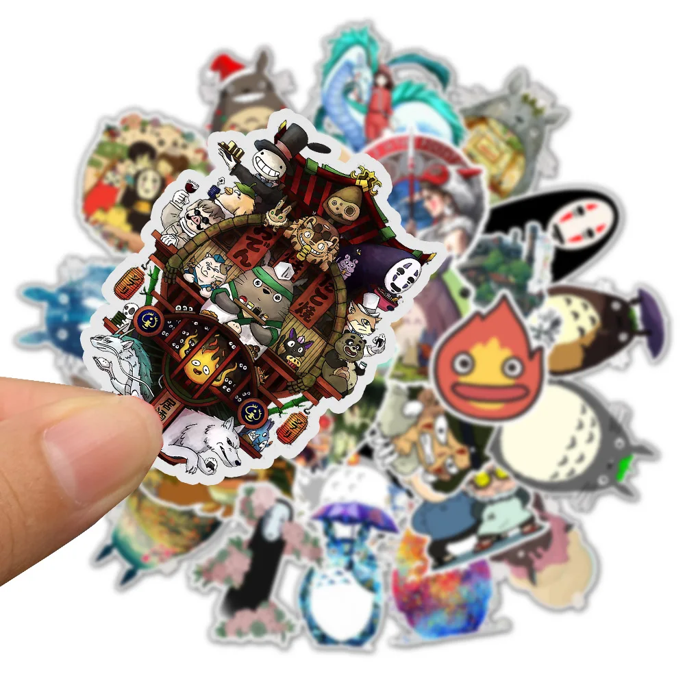 50pcs Waterproof Cartoon Totoro Spirited Away Girl Stickers Skateboard Suitcase Guitar Children Graffiti Sticker Kids Toy
50pcs Waterproof Cartoon Totoro Spirited Away Girl Stickers Skateboard Suitcase Guitar Children Graffiti Sticker Kids Toy
