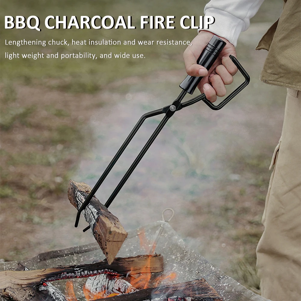 Stainless Steel Charcoal Fire Tongs Shears Camping BBQ Bonfire Stove Fire Clip Tool Portable Cooking Fire Tongs Clamp
Stainless Steel Charcoal Fire Tongs Shears Camping BBQ Bonfire Stove Fire Clip Tool Portable Cooking Fire Tongs Clamp