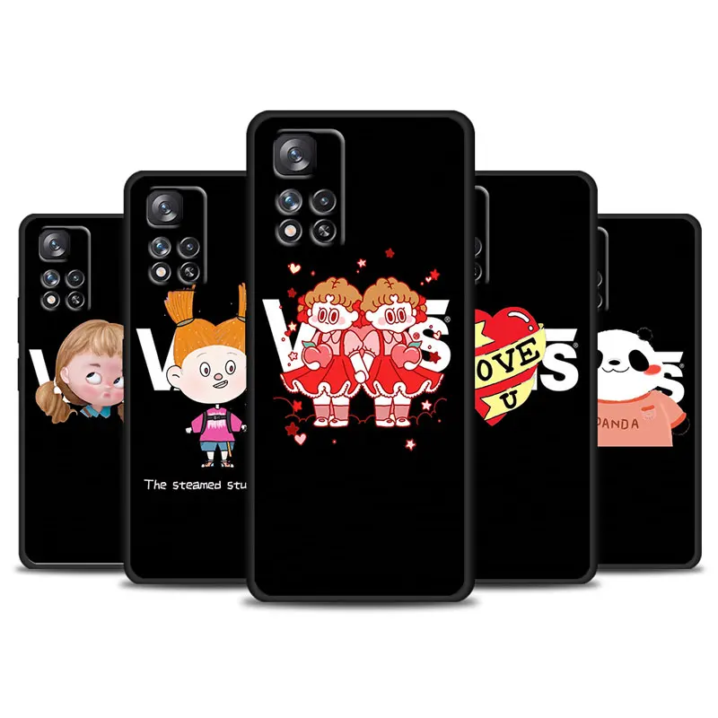 Cute Boy Girl Fashion Shockproof Black Phone Case For Xiaomi Redmi Note 11 10 10S 9 9T 9S Pro Max 8T 8 7 6 5 4X Capa
Cute Boy Girl Fashion Shockproof Black Phone Case For Xiaomi Redmi Note 11 10 10S 9 9T 9S Pro Max 8T 8 7 6 5 4X Capa